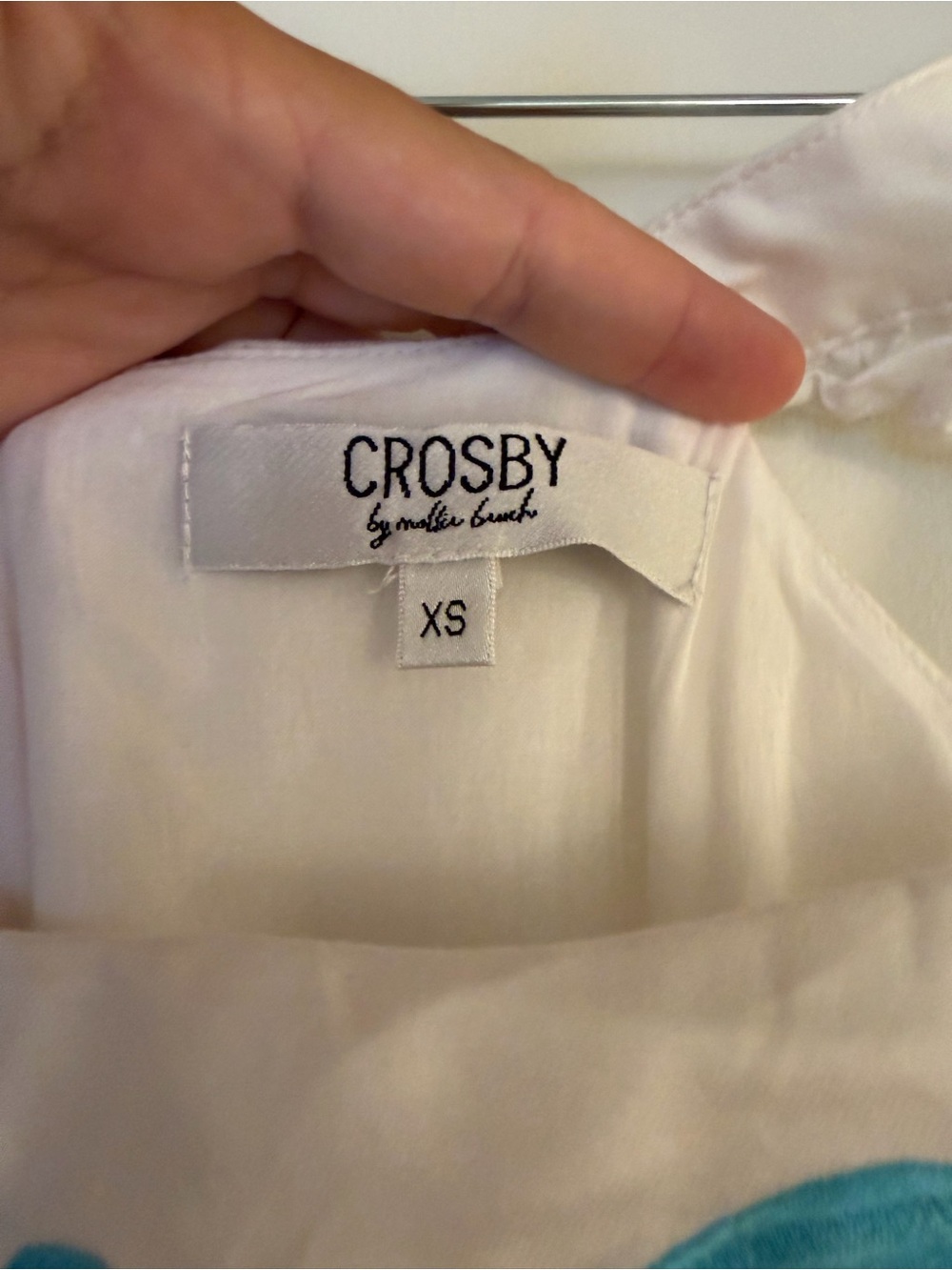 CROSBY by Mollie Burch White Maxi Dress with Multicolor Floral Embroidery - Picture 2 of 2